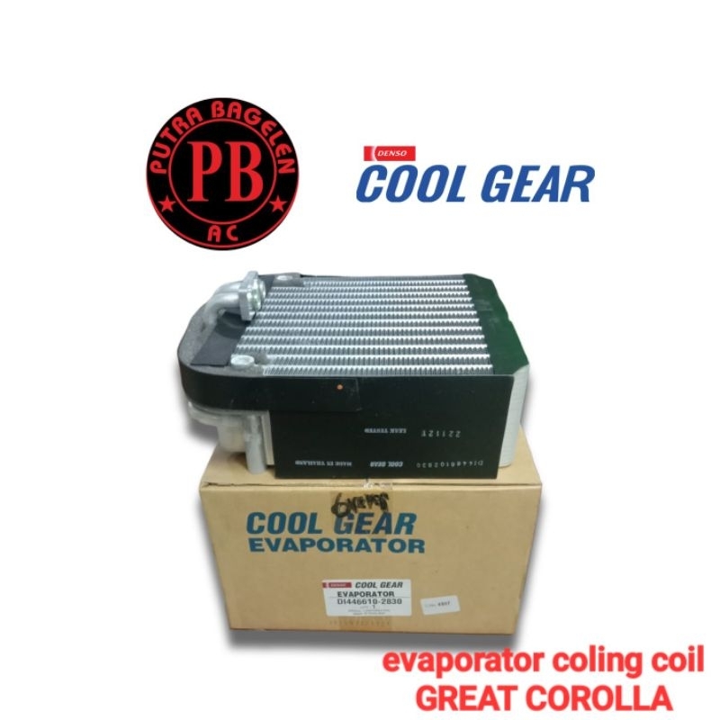evaporator coling coil evap ac mobil Denso Cool gear great corolla