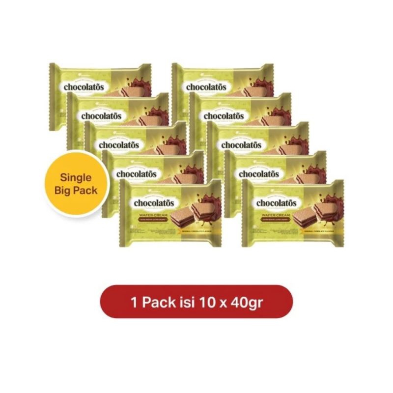 

CHOCOLATOS WAFER CREAM 40GRX10PCS