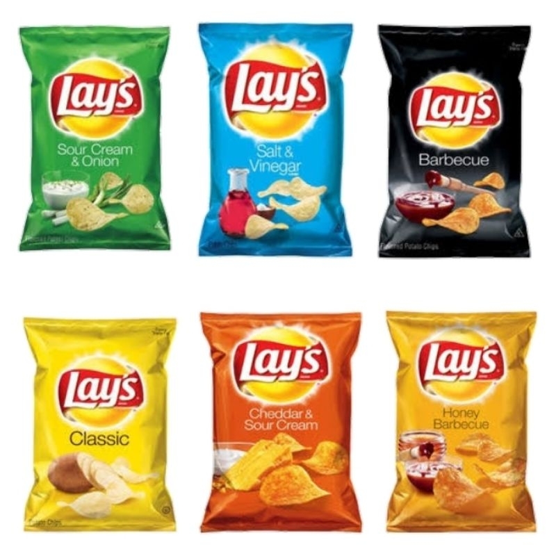 

[BIG SIZE] Lays Potato Chips USA - Lay's Import Amerika / US