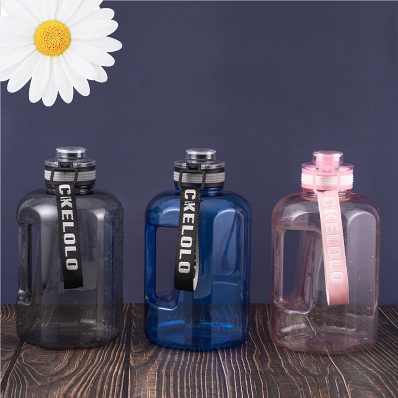 BOTOL MINUM TUMBLR GYM OLAHRAGA 2,2 LITER Handle Kuat