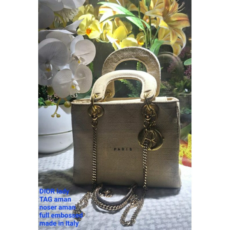 Dior lady kanvas