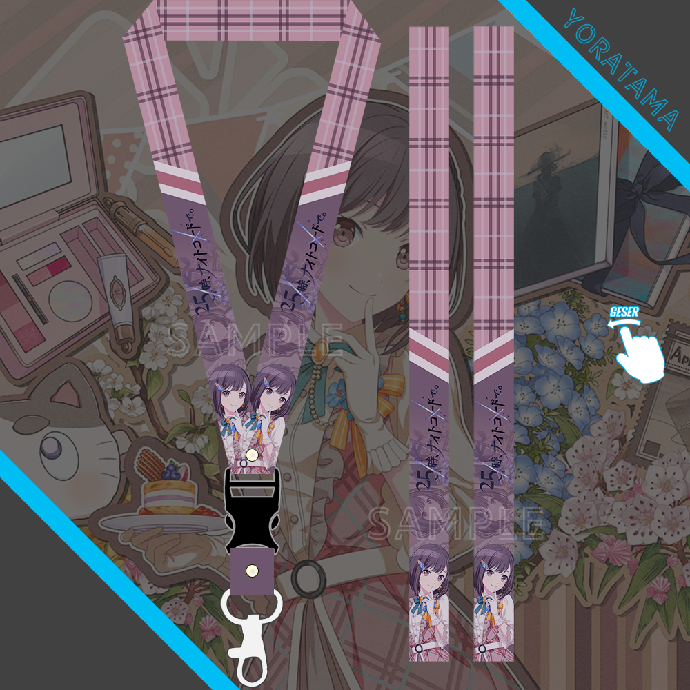 

Gantungan Tali Lanyard Ena Project Sekai, Gantungan Anime ID Card