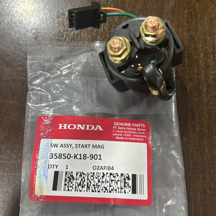 K18 BENDIK STATER SWITCH STARTER RELAY MOTOR CB150 TIGER MEGAPRO VERZA