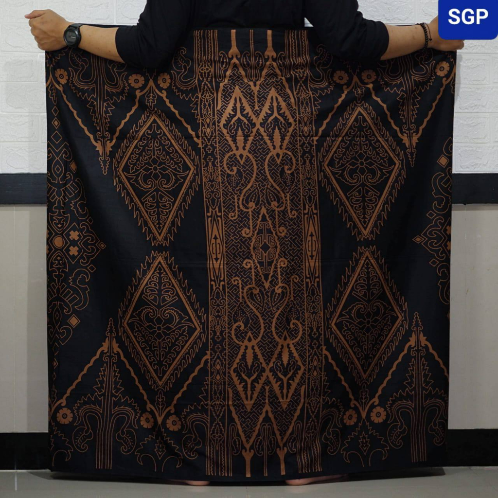 COD Sarung Batik Pintu Aceh Series Hitam Pekat Terbaru