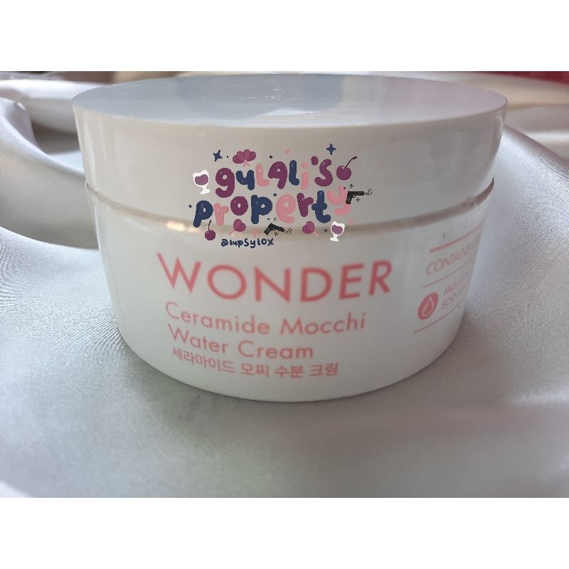 Preloved Tony Moly Wonder Ceramide Mocchi Water Cream Moisturizer TonyMoly