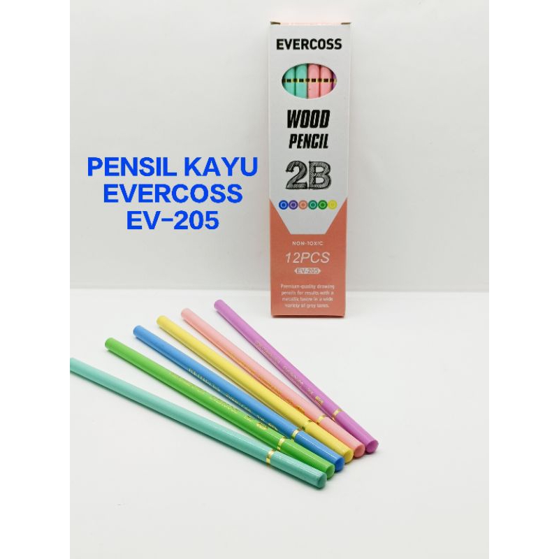

PENSIL 2B EVERCOSS EV-205 PREMIUM (ISI 12 PCS)