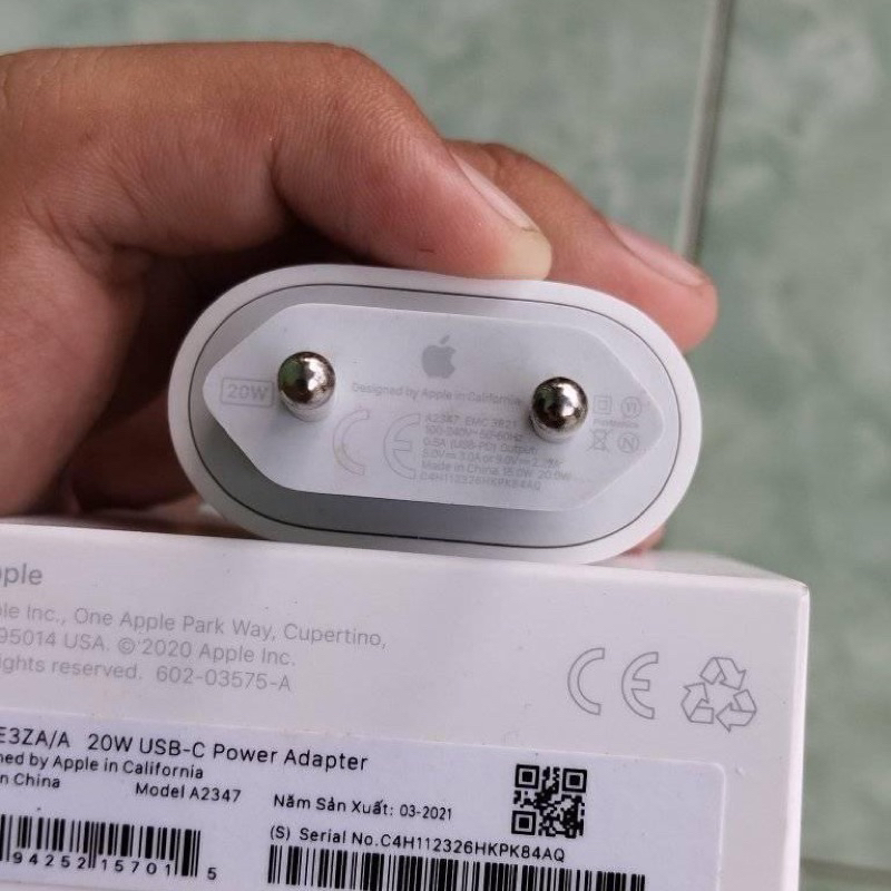 adaptor 20w ori ibox ada foto invoice