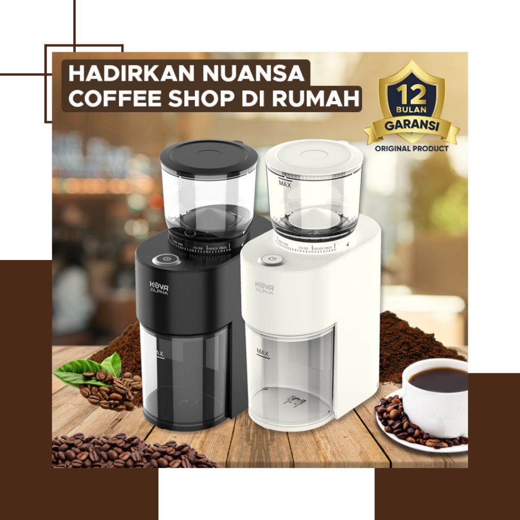 Kova Alpha Mesin Giling Biji Kopi Elektrik Coffee Grinder Electric