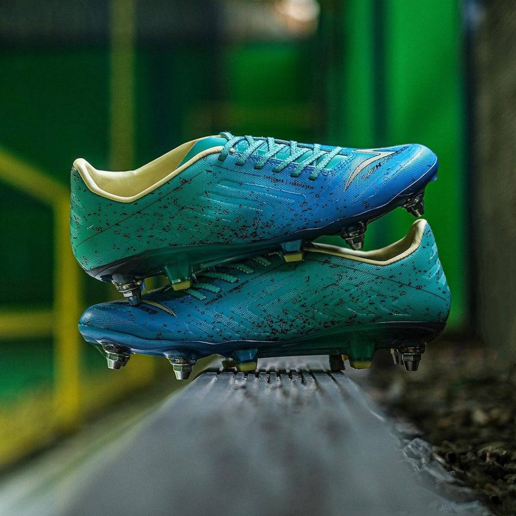 specs accelerator lightspeed 4 elite SG aqua green custard sepatu bola original specs