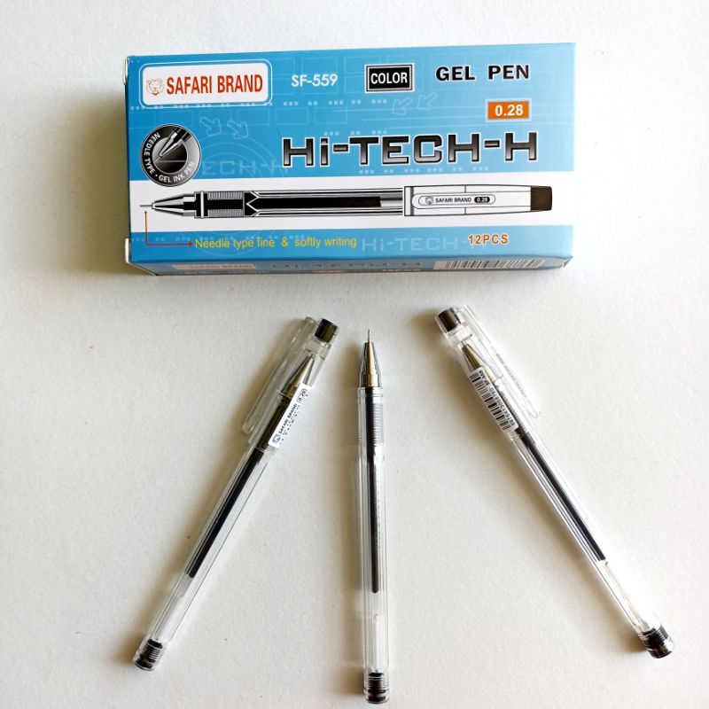 

(Isi 12) Pulpen Hi-Tech-H Safari Brand 0.28 mm