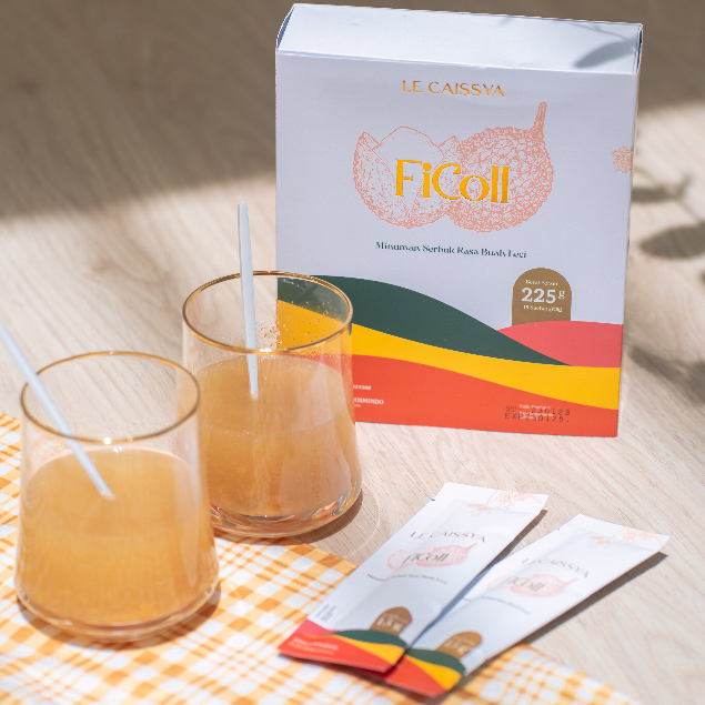 Le Caissya - FICOLL RASA LECI | FIBER DRINK COLLAGEN | 1 BOX 15 SACHET | DETOX | DIET SEHAT LANGSING