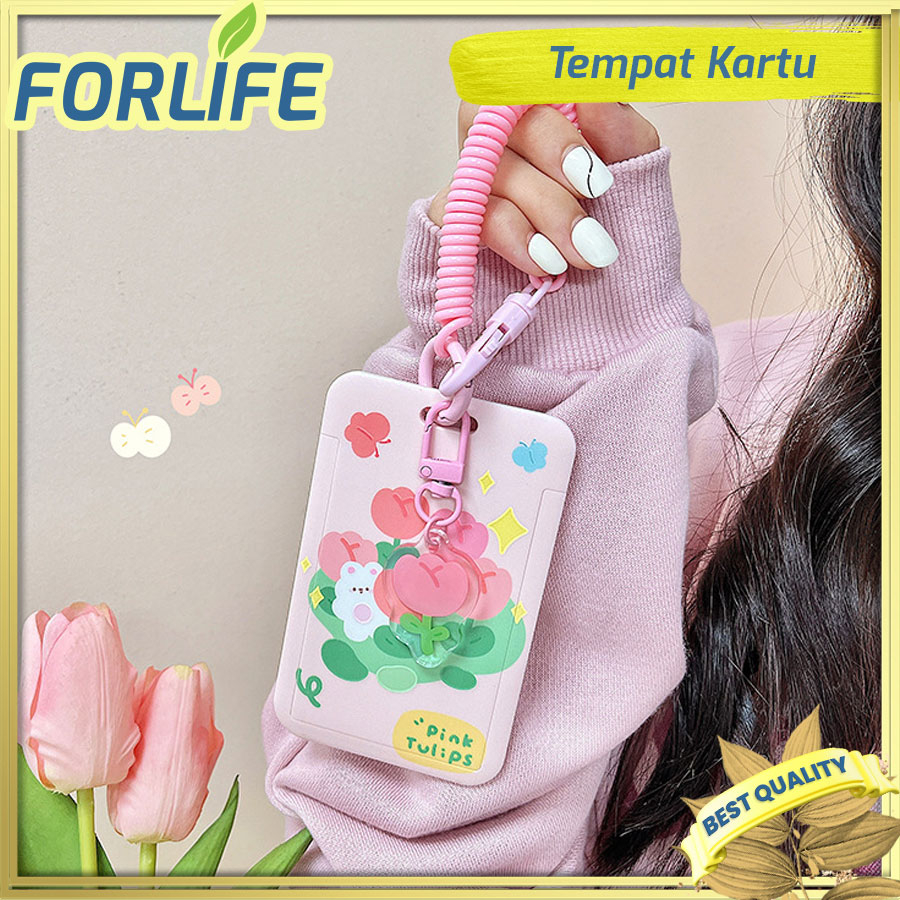 

ID Card holder/ Name tag gantungan kartu cute/ Kartu akses MRT Busway lanyard
