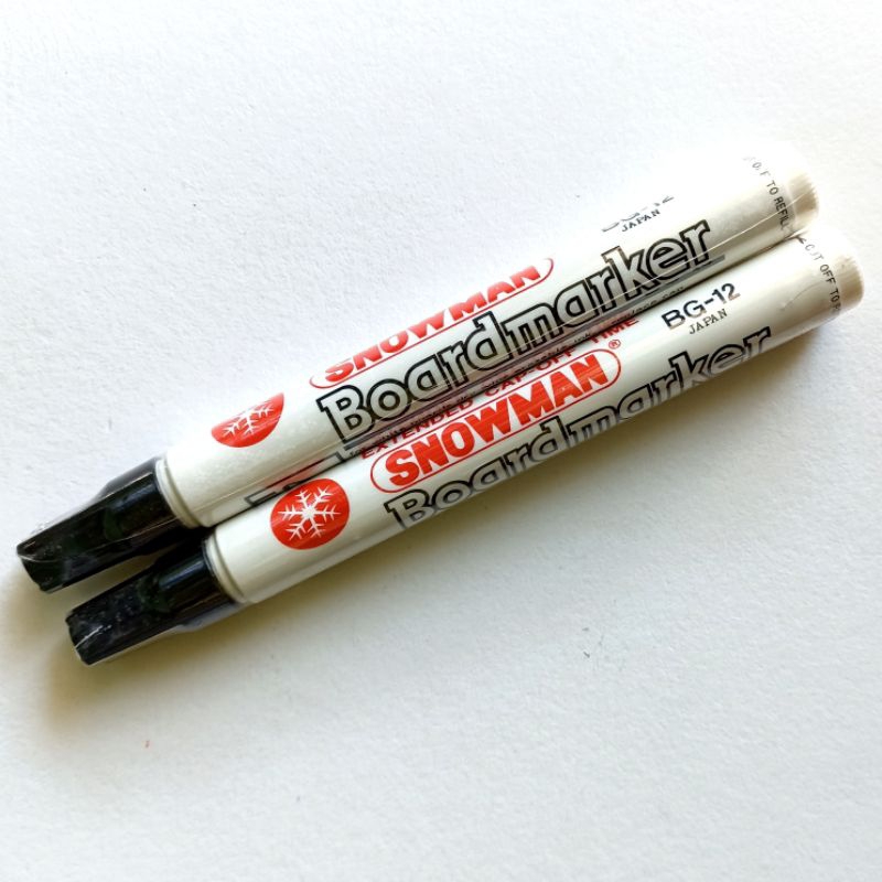 Spidol Snowman Boardmarker Hitam