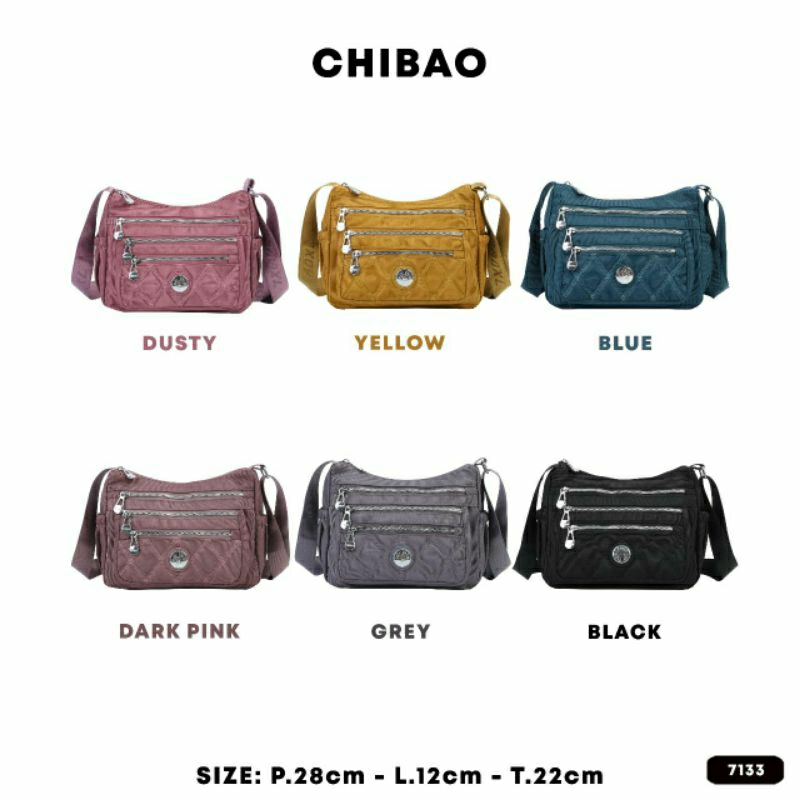 TAS WANITA TAS CHIBAO 7133-22 TERBARU TAS SELEMPANG WANITA  BESAR CHIBAO SELEMPANG BEST SELLER BISA 