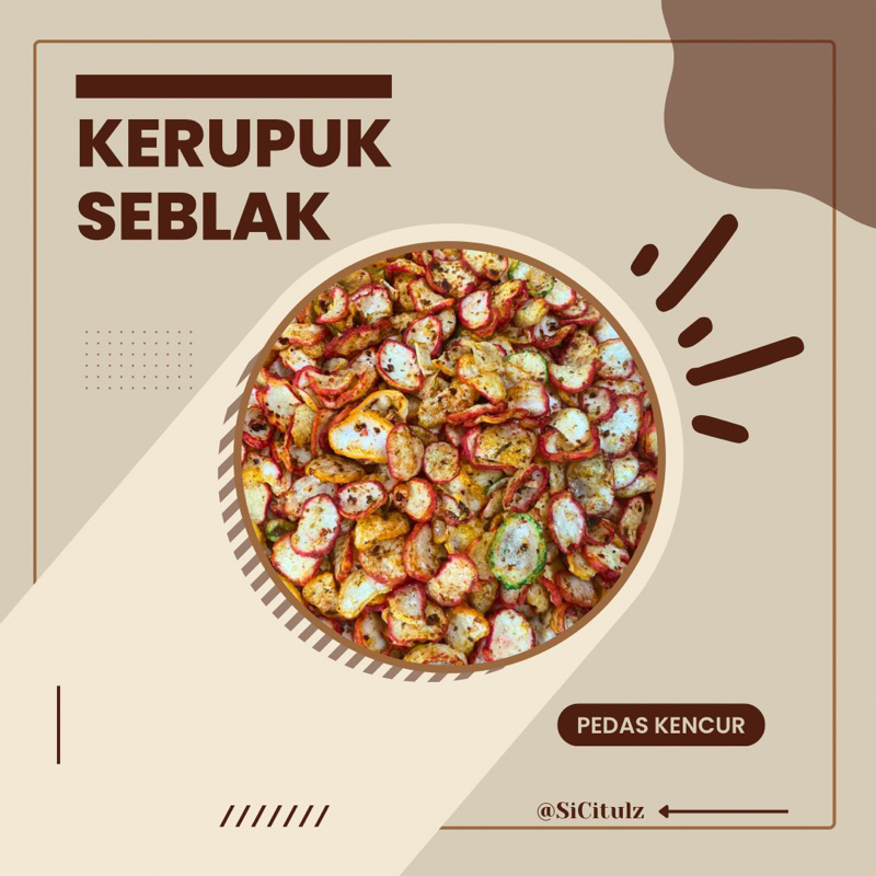 

KERUPUK SEBLAK KENCUR SICITULZ