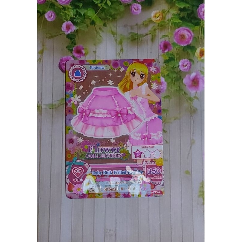 Kartu Aikatsu flower collection rare