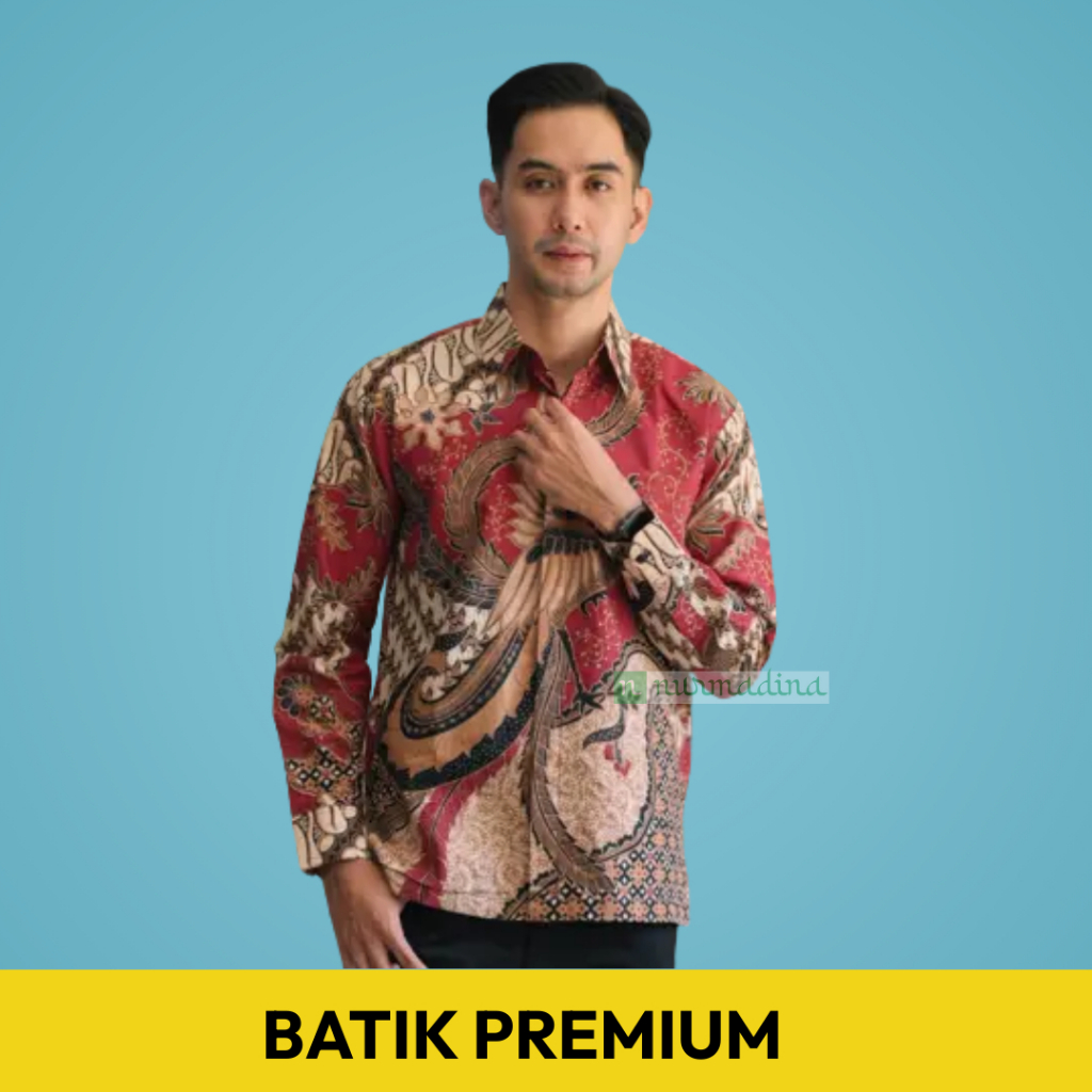 Kemeja Batik Keris Pria Lengan Panjang Solo Pekalongan Furing Premium Original