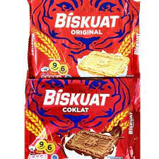 

Biskuat Biskuit Kemasan Coklat dan Original