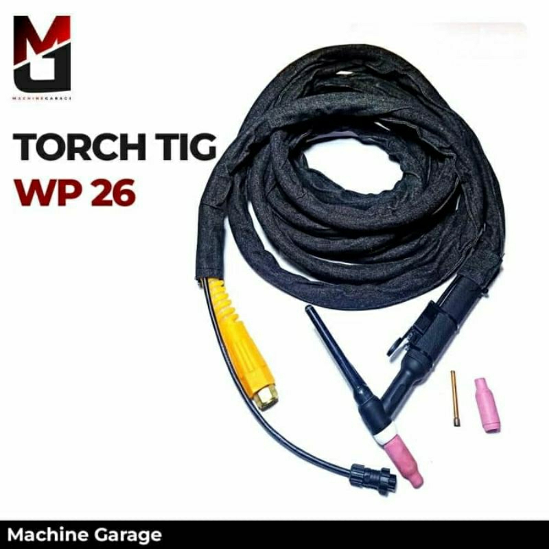 Tig Argon stang Las Torch wp 26 - 8 Meter