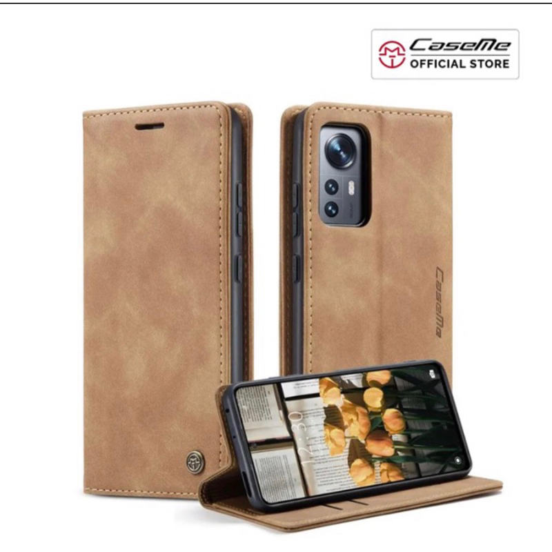 Xiaomi 12T Flip Case Caseme Xiaomi 12T Flip Cover Leather Case Wallet Case Dompet Caseme Xiaomi 12T