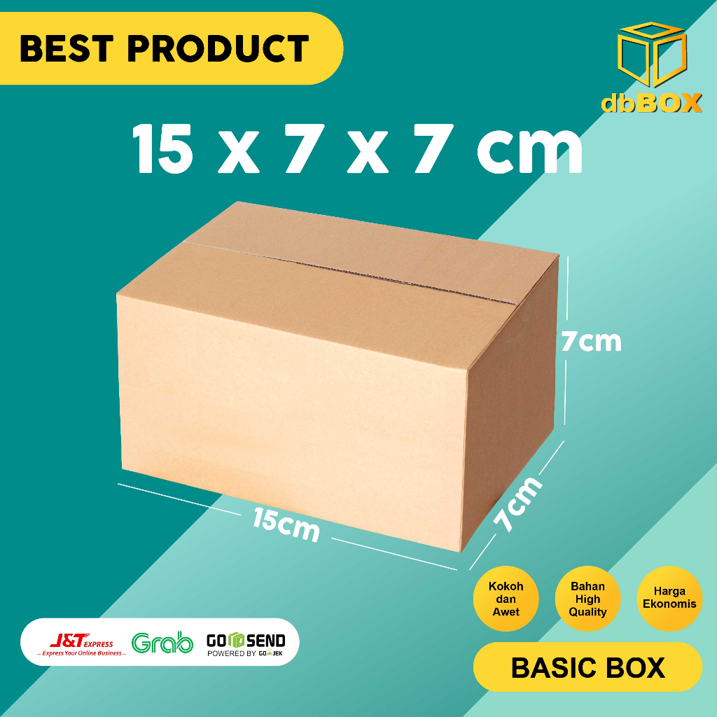 

(10Pcs) BOX KARDUS 15x7x7 cm DUS PACKING