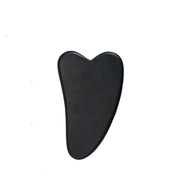 27HH Face Roller Pemijat Wajah / Roller Facial Massage / Batu Giok Kesehatan-LOVE HITAM