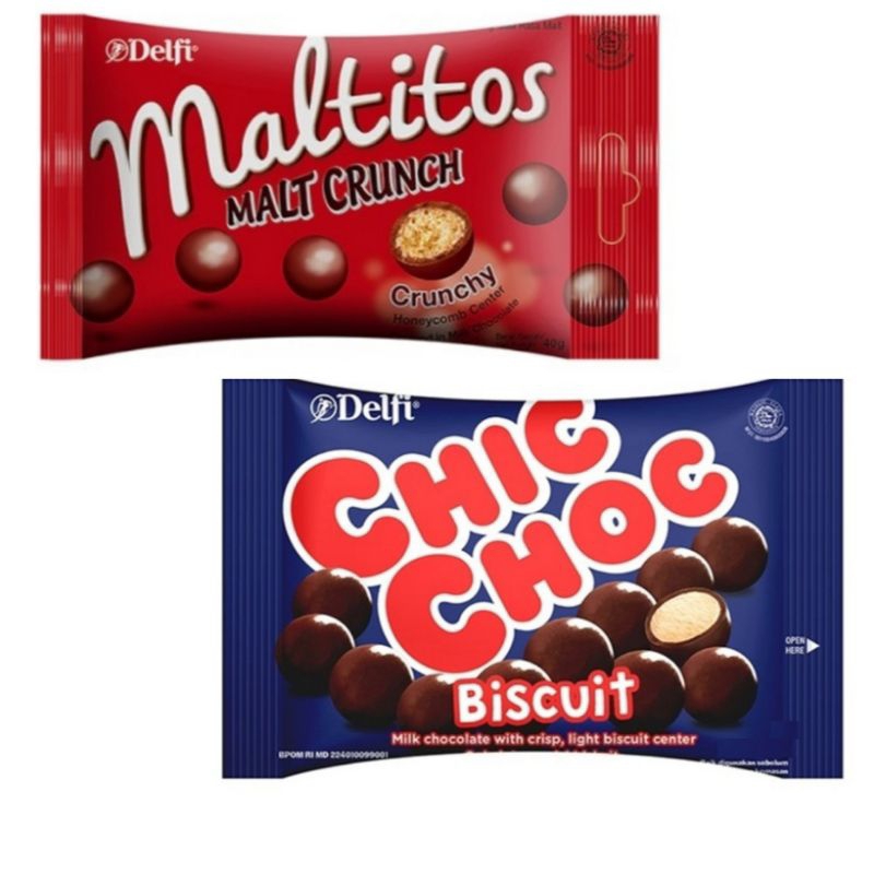 

Delfi biskuit Chocolate biskuit Chic Choc maltitos bulat