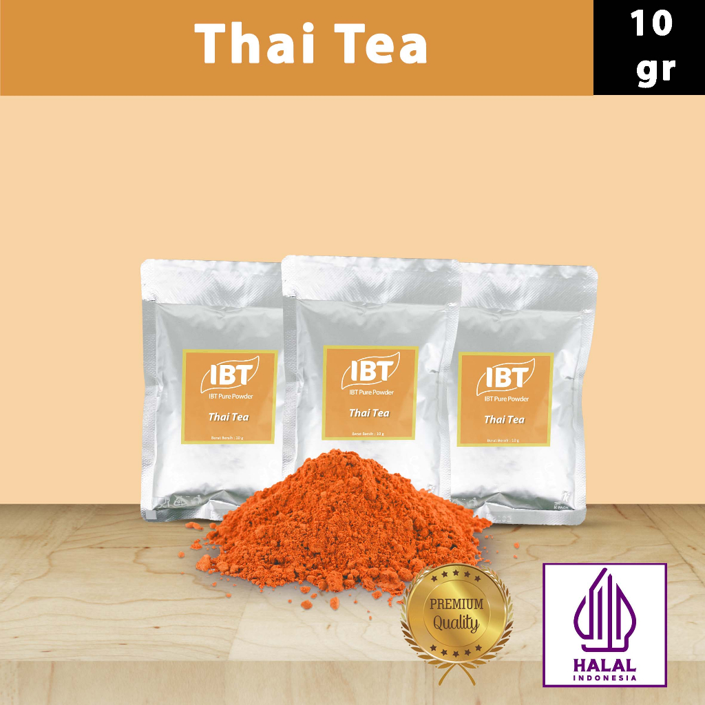 

Pure Thai Tea Powder Impor Taiwan Bubuk Essence Murni Kualitas Bagus Sachet