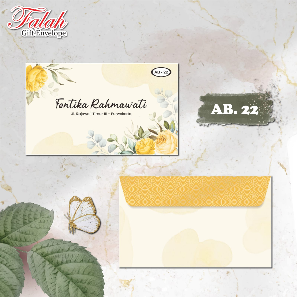 

Amplop Falah AB 22 Terbaru Tanpa Cetak Isi 50pcs