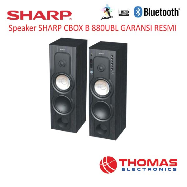 Speaker SHARP CBOX B 880UBL Speaker Aktif Sharp CBOX B880UBL2 Garansi Resmi