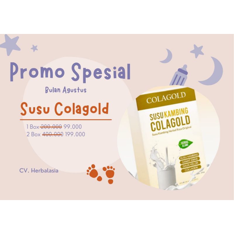 Susu Colagen Pemutih Badan dan Wajah BPOM Susu Colagold