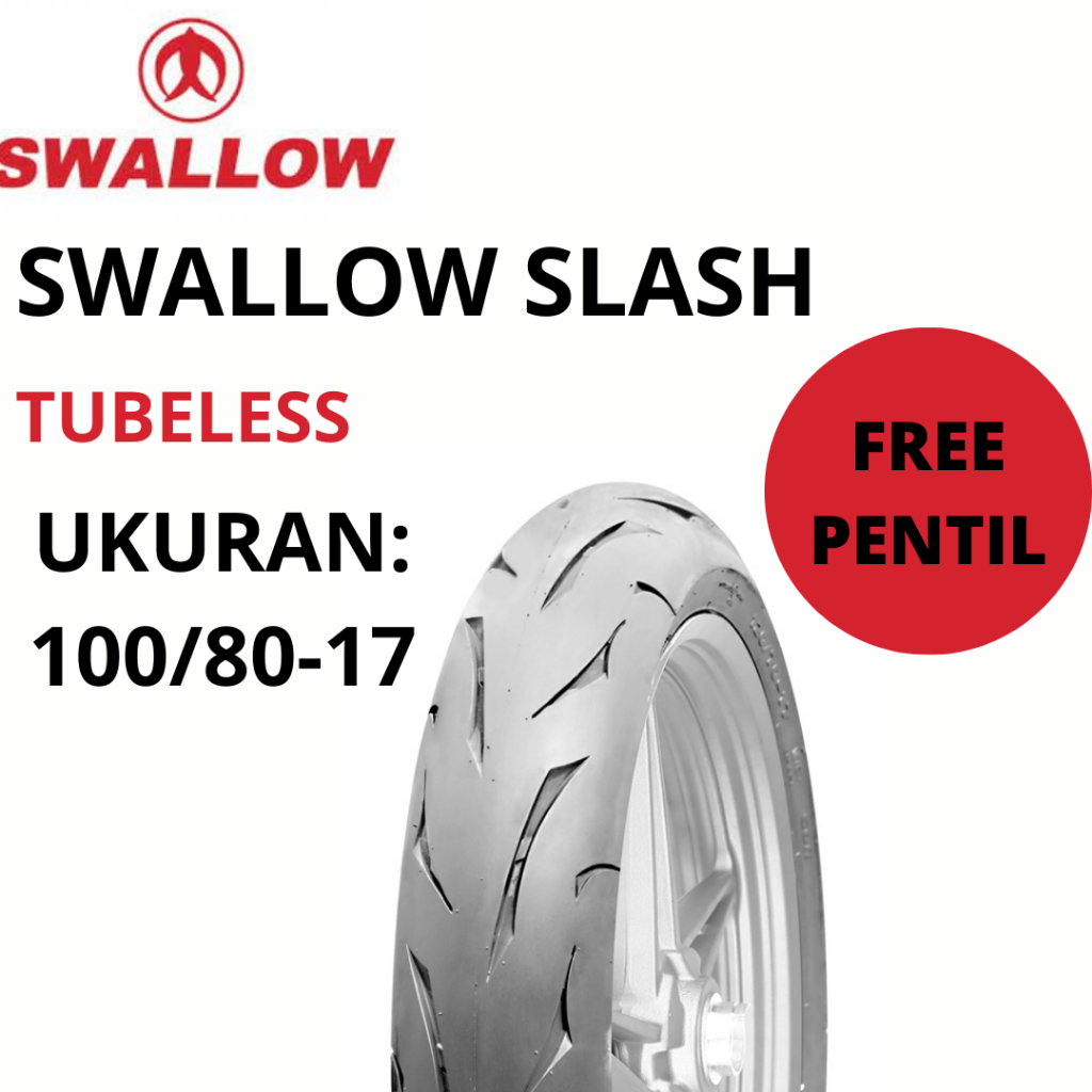 SWALLOW SLASH Ban Motor Ring 17 100/80 Ban Swallow Ring 17 Ban Motor Tubles Ban Ring 17