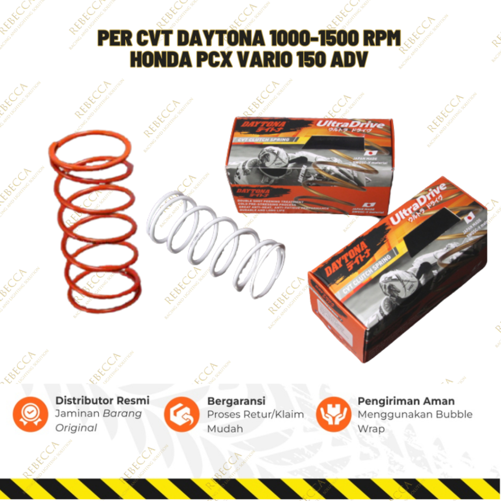 PER CVT RACING DAYTONA PCX ADV VARIO 150 - PER CVT PCX VARIO 150 1000 DAN 1500 RPM DAYTONA ORIGINAL