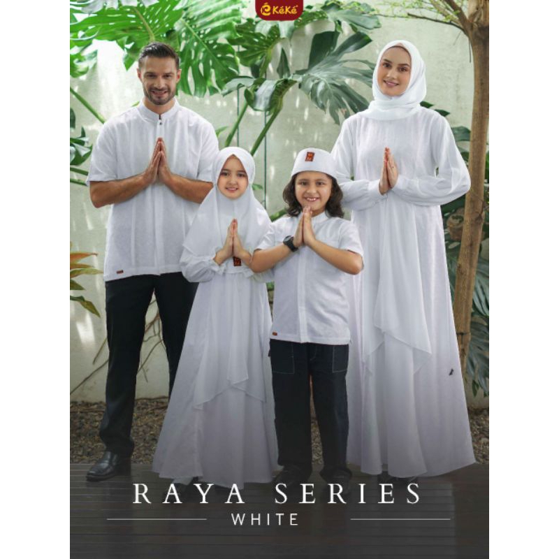 Sarimbit Keluarga Keke Raya Series White