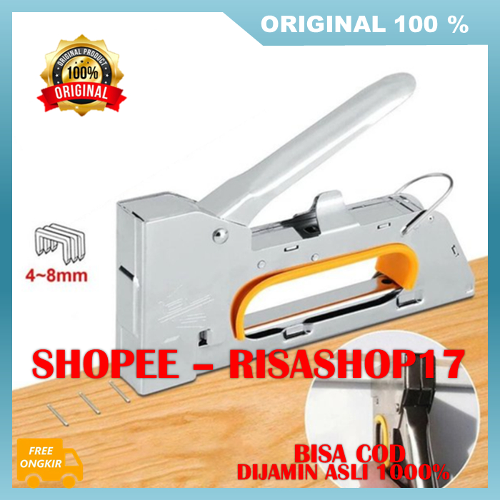 Staples Tembak Baja Staples Tembak Kayu Jok Motor 100% ASLI
