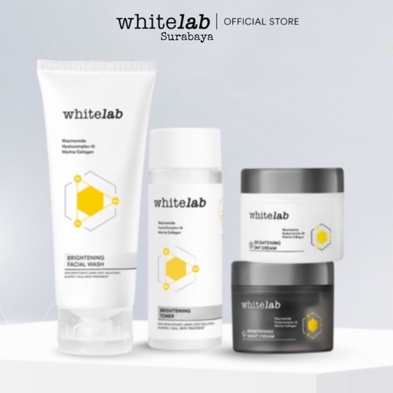 Whitelab Brightening Paket Wajah A - Whitelab Surabaya