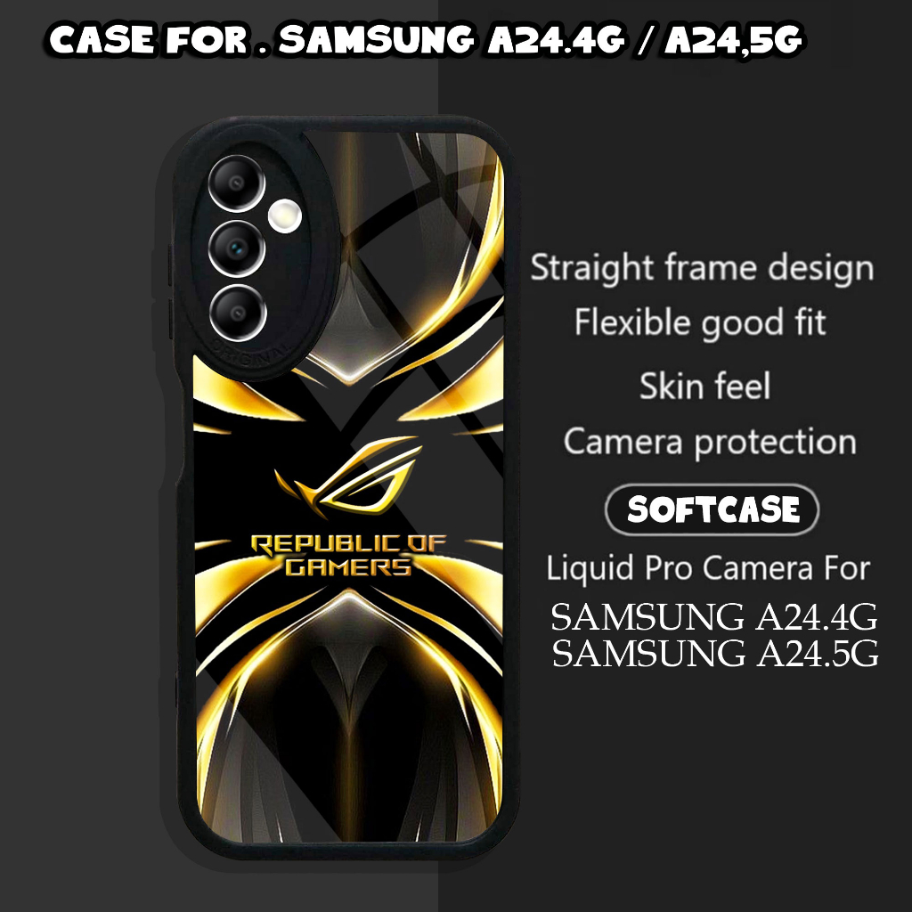 Case Samsung A24 4G Motif [ROGH MESIN] 2D Terlaris Casing Samsung A24 4G Terbaru Softcase Samsung A2