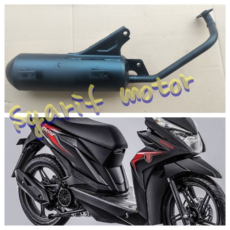 Knalpot Standar Beat Fi Vario 110 Fi Led Original