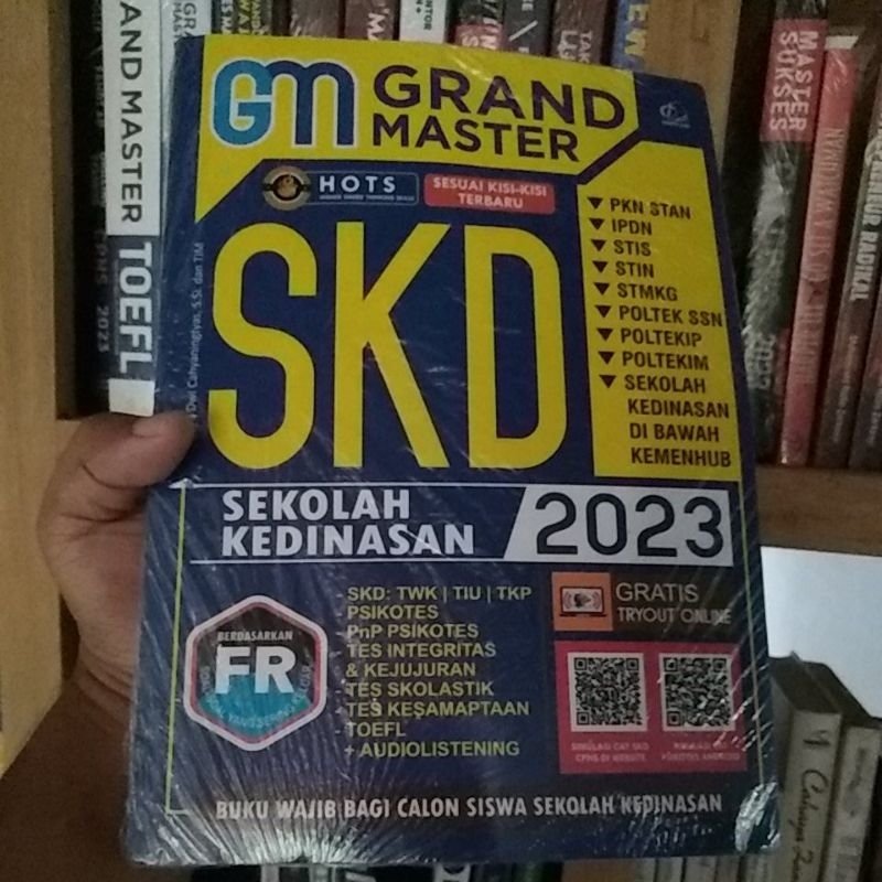 Buku Original Grand Master Tes Masuk SKD Sekolah Kedinasan Terlengkap Terbaru Akademik dan Psikotes
