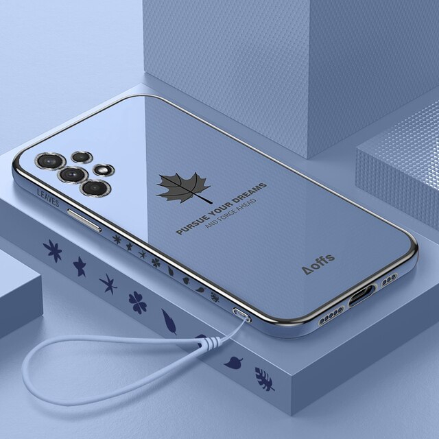 Case Maple Samsung A32 Terbaru Softcase Plating Camera Protect