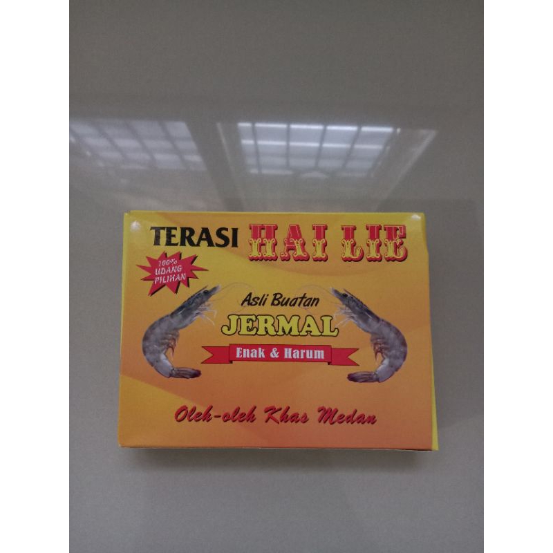 

TERASI UDANG ASLI MERK HAILIE KUNING 100% ASLI UDANG PILIHAN SEGAR FRESH ENAK SUPER HARUM WANGI SEMERBAK BELACAN BLACAN HAI LIE HAILI UDANG REBON PILIHAN BERKUALITAS HIGH QUALITY PREMIUM KHAS MEDAN TANJUNG BALAI ASAHAN TJ JERMAL KHAS MEDAN SEGAR ORI ASLI