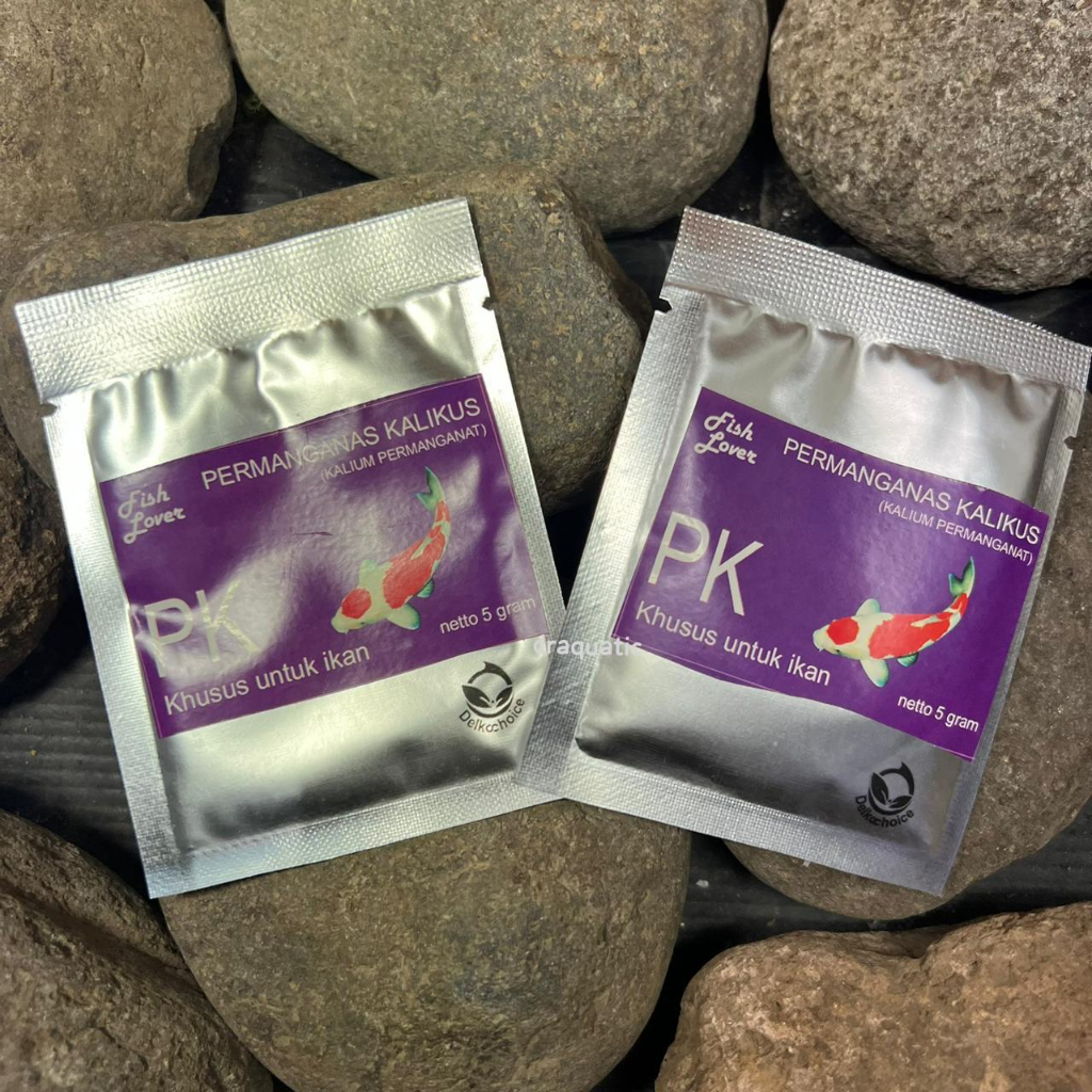 PK KHUSUS IKAN obat ikan koki koi louhan permanganas kalikus kalium 5g