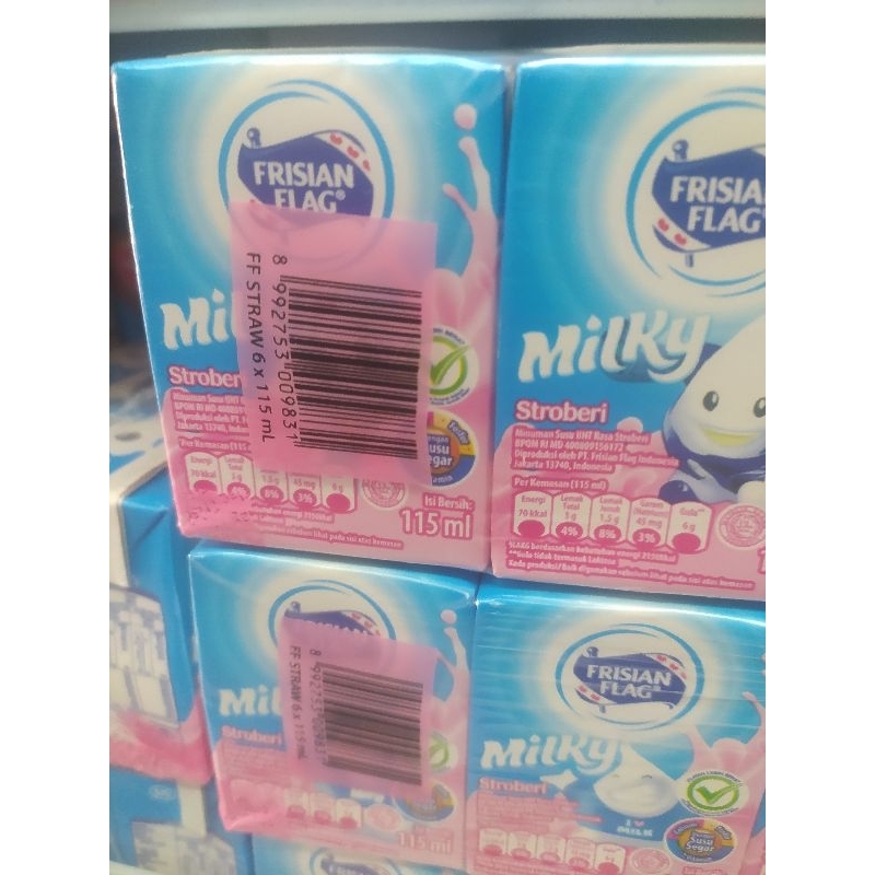 

Frisian flag milky 115 (6pc) strawberry