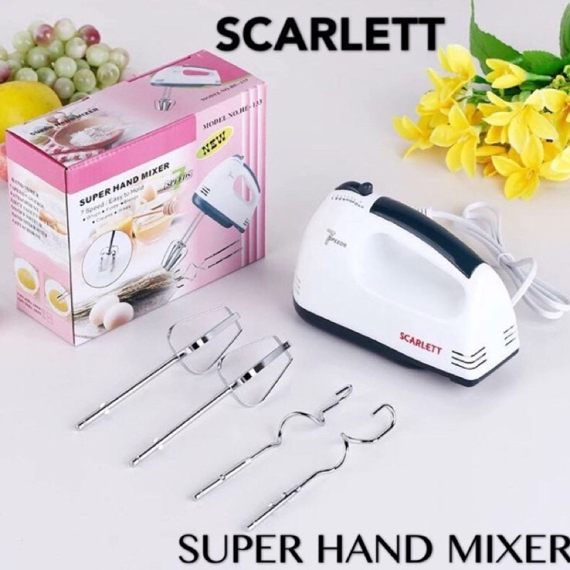 MIXER SCARLET / MIKSER SCARLET / MIKSER TANGAN /MIKSER MURAH /MIXER MURAH
