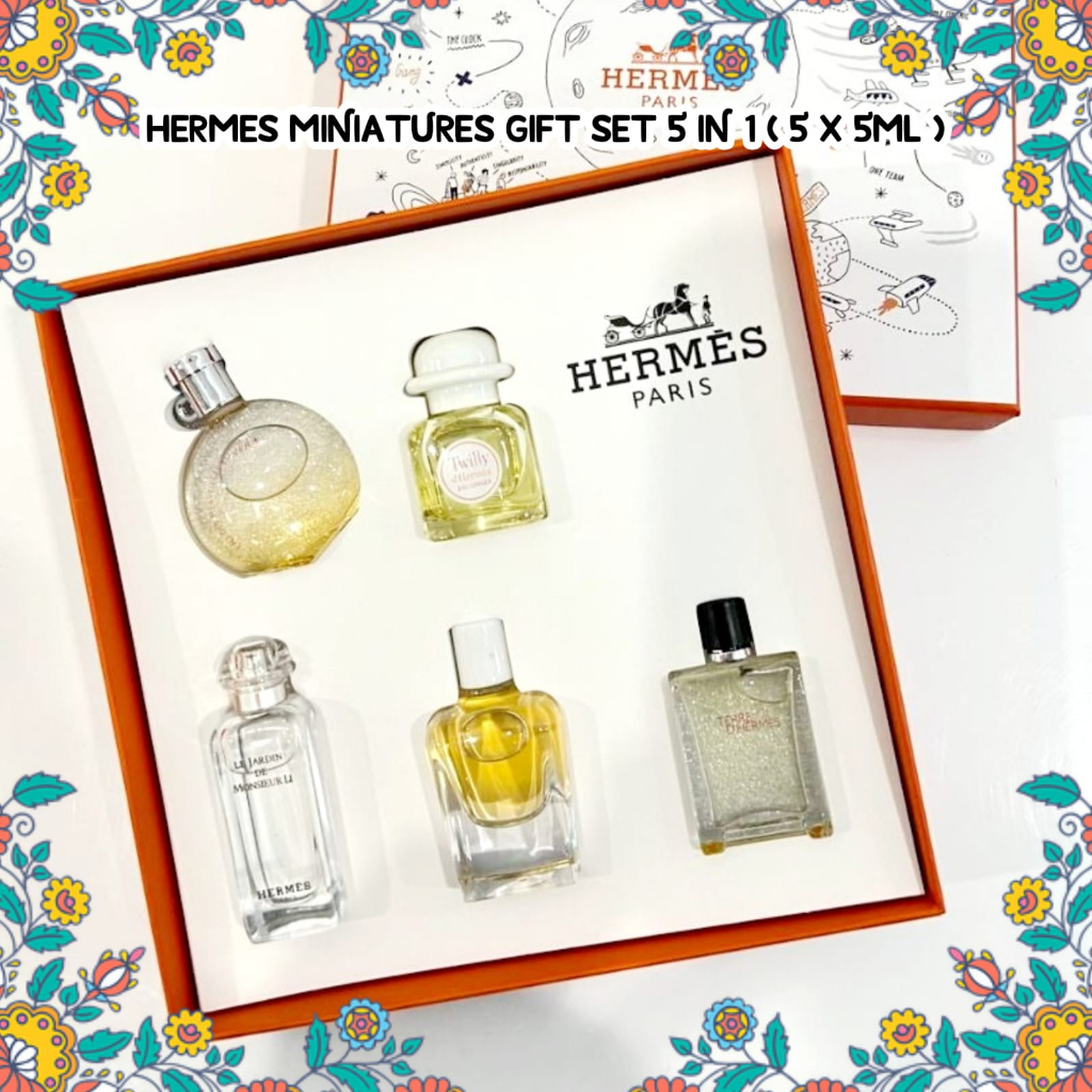 Parfum HERMES MINIATURE GIFT SET 5 x 5ML ORIGINAL
