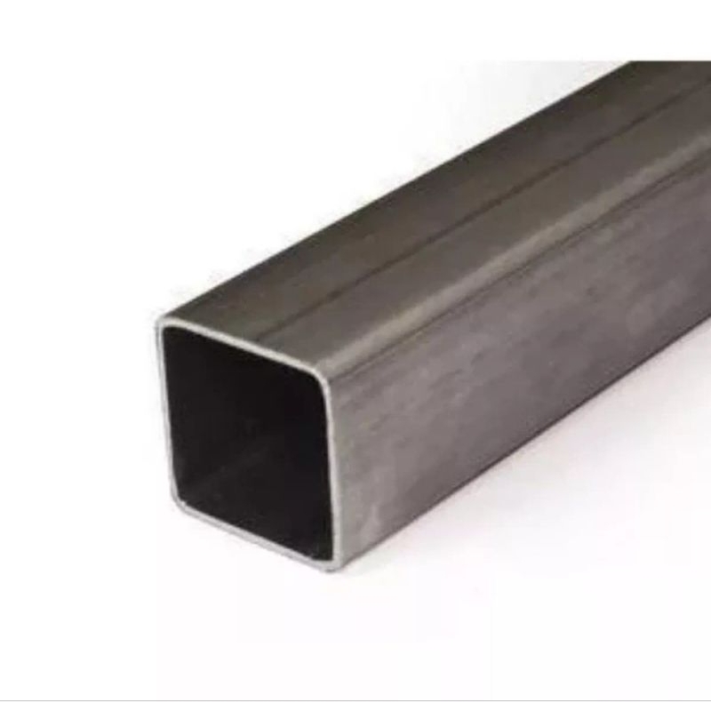 Holo besi hitam 3 x 3cm 1,5mm panjang 15 - 100 CM