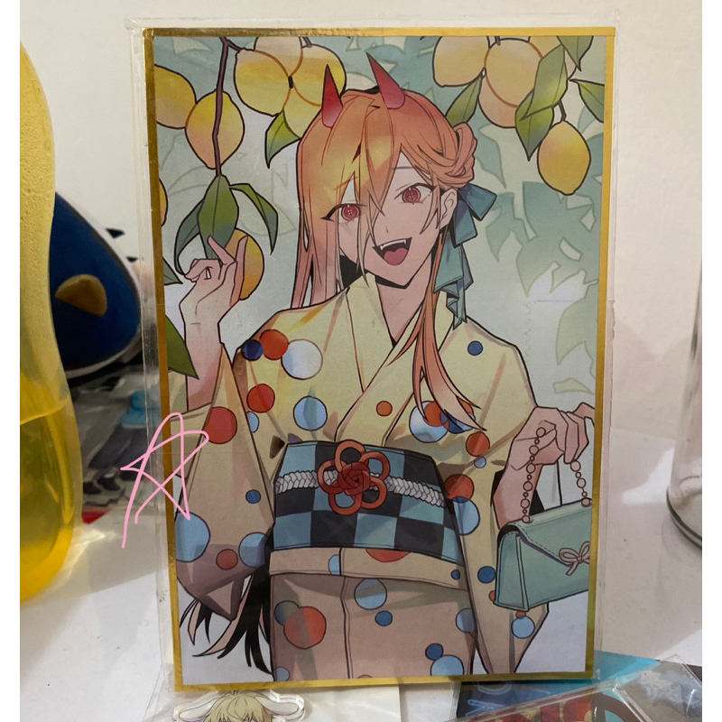 chainsaw man shikishi | power