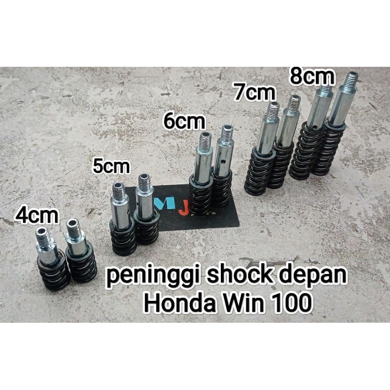 PENINGGI SULING SULINGAN SHOCK SKOK DEPAN HONDA WIN 100 PLUS PER SAMBUNGAN