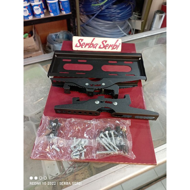 (BRACKET TV) Bracket dudukan gantung dinding penopang rak tv lcd led