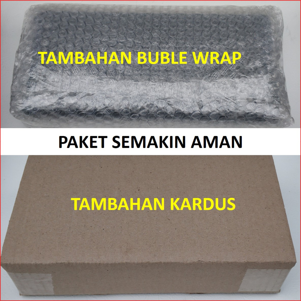 

Tambahan packing Spion BUBLE WRAP dan KARDUS